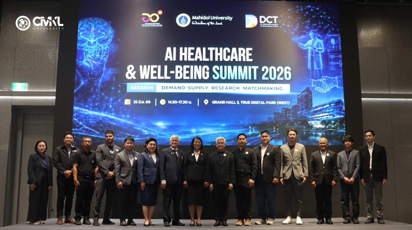 CMKL University Showcases AI Innovations for Global Health at the "AI HealthCare & Well-Being Summit 2026"