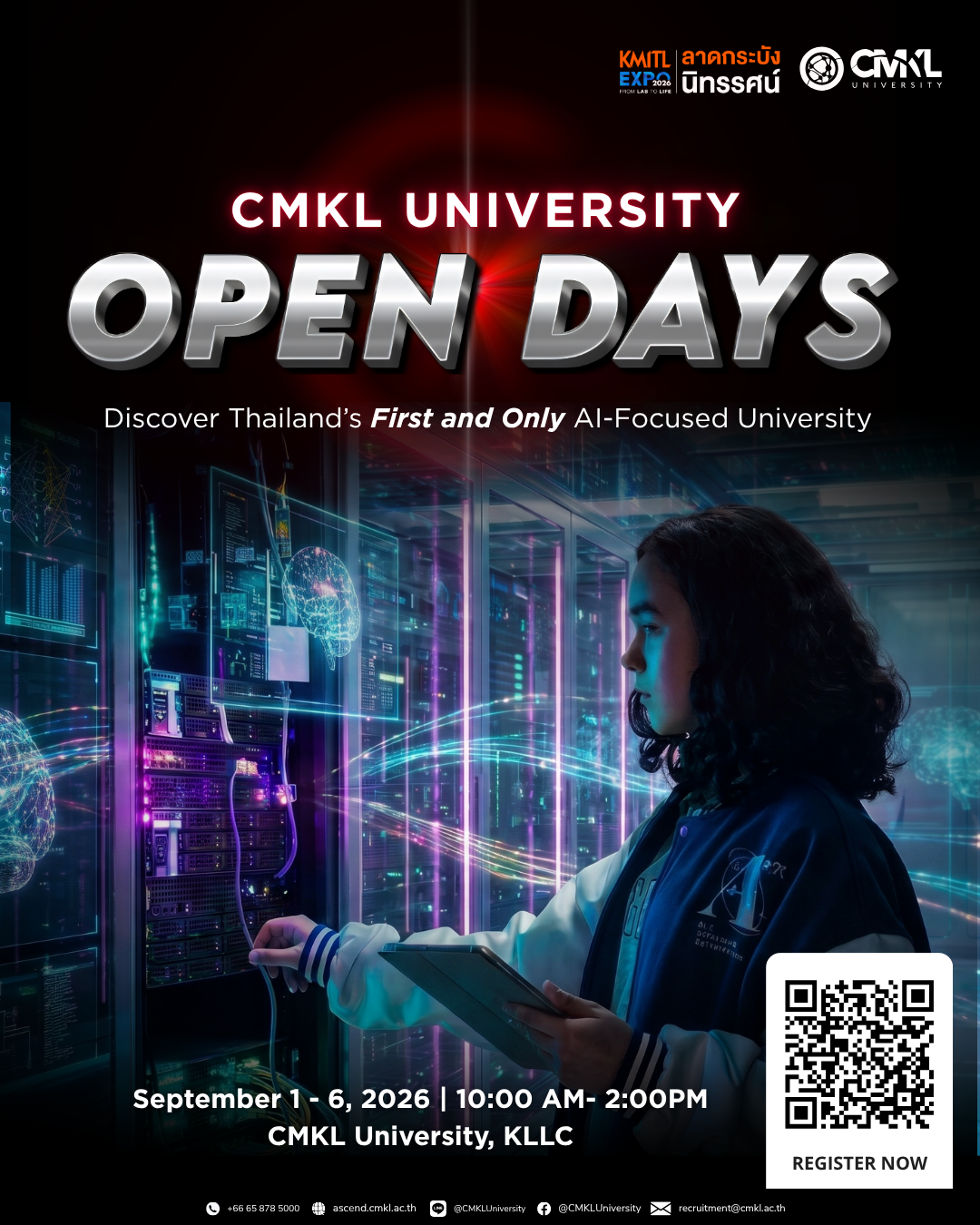 CMKL Is Opening Its Doors. Come Discover The Future Of AI.