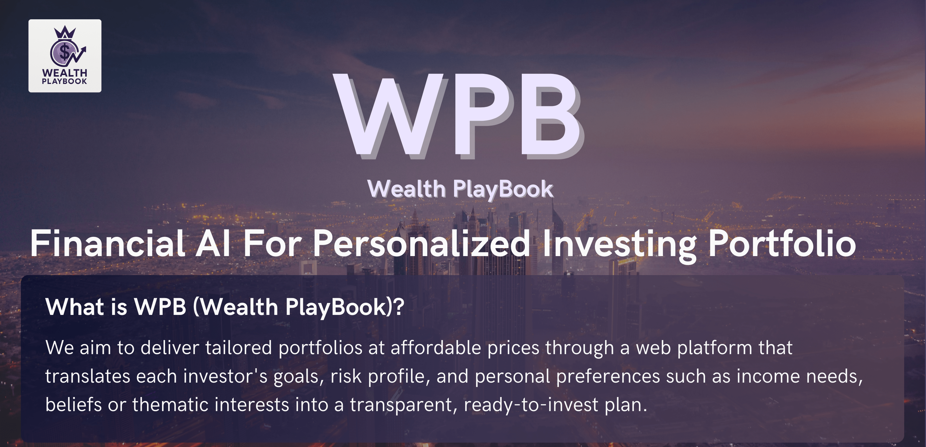 Wealth Playbook (WPB)